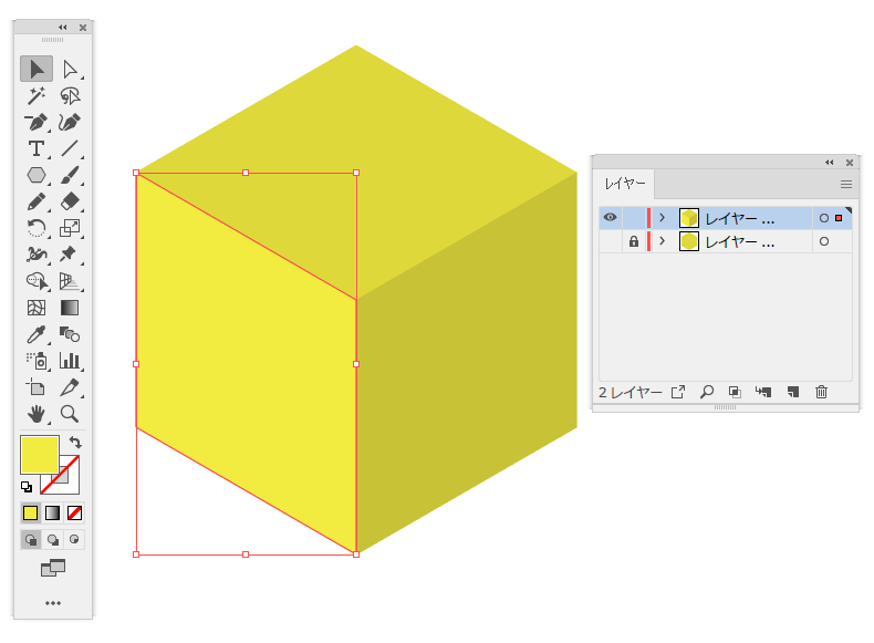 Illustrator簡単立方体の作成方法 もちきんぶろぐ