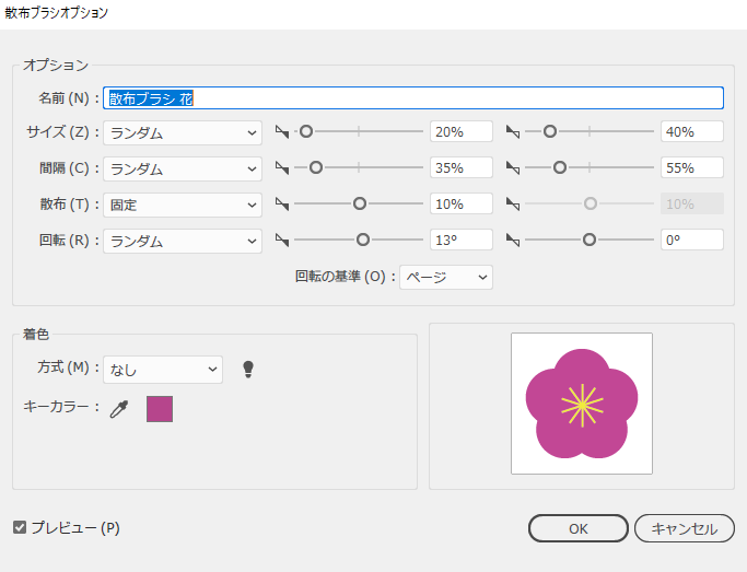 Illustrator花フレームの描き方 もちきんぶろぐ